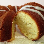 Bundt cake de naranja almendra y yogur