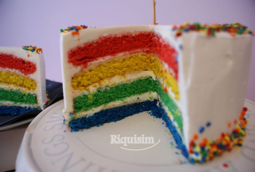 Tarta Arcoiris