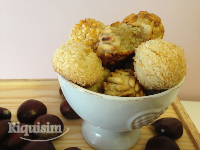 Panellets por dentro