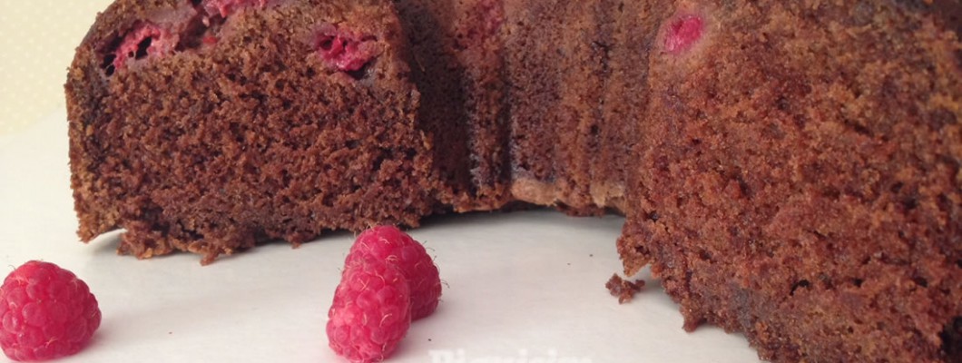 bundt de choco y frambuesa