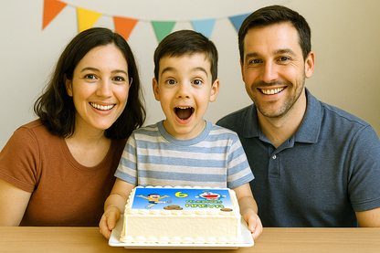 OBLEA de Alvin y las Ardillas rectangular personalizada para pastel o Tarta, especial para cumpleaños