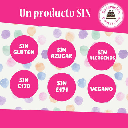 OBLEA de  Barça personalizada para pastel o Tarta, especial para cumpleaños