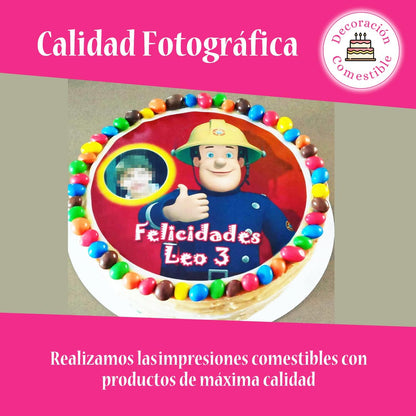 OBLEA de  Barça personalizada para pastel o Tarta, especial para cumpleaños