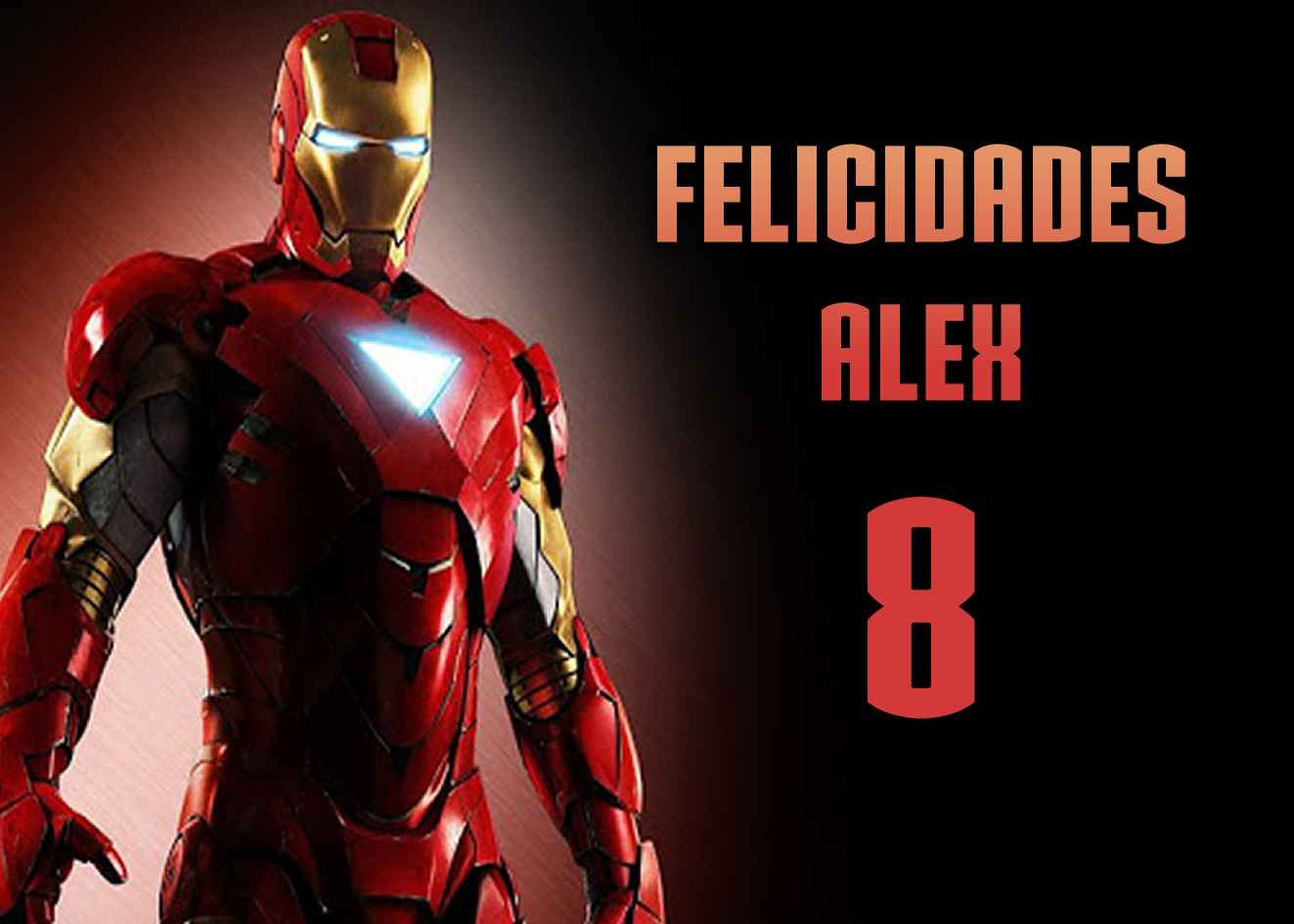 OBLEA de Iron man  rectangular personalizada para pastel o Tarta, especial para cumpleaños