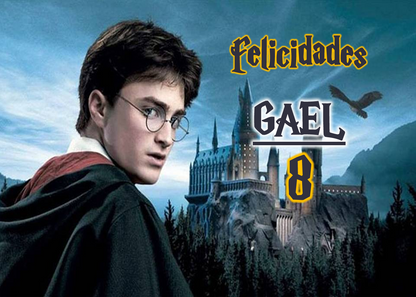 OBLEA de Harry Potter 2 rectangular personalizada para pastel o Tarta, especial para cumpleaños