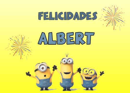 OBLEA de Minions rectangular personalizada para pastel o Tarta, especial para cumpleaños