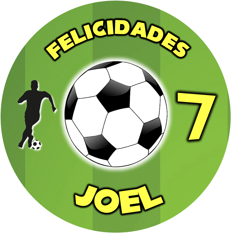 OBLEA de  Futbol personalizada para pastel o Tarta, especial para cumpleaños